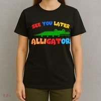 See You Later Alligator Crocodile Gator Funny T-Shirt thumb 4