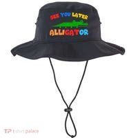 See You Later Alligator Crocodile Gator Funny Bucket Hat thumb 0