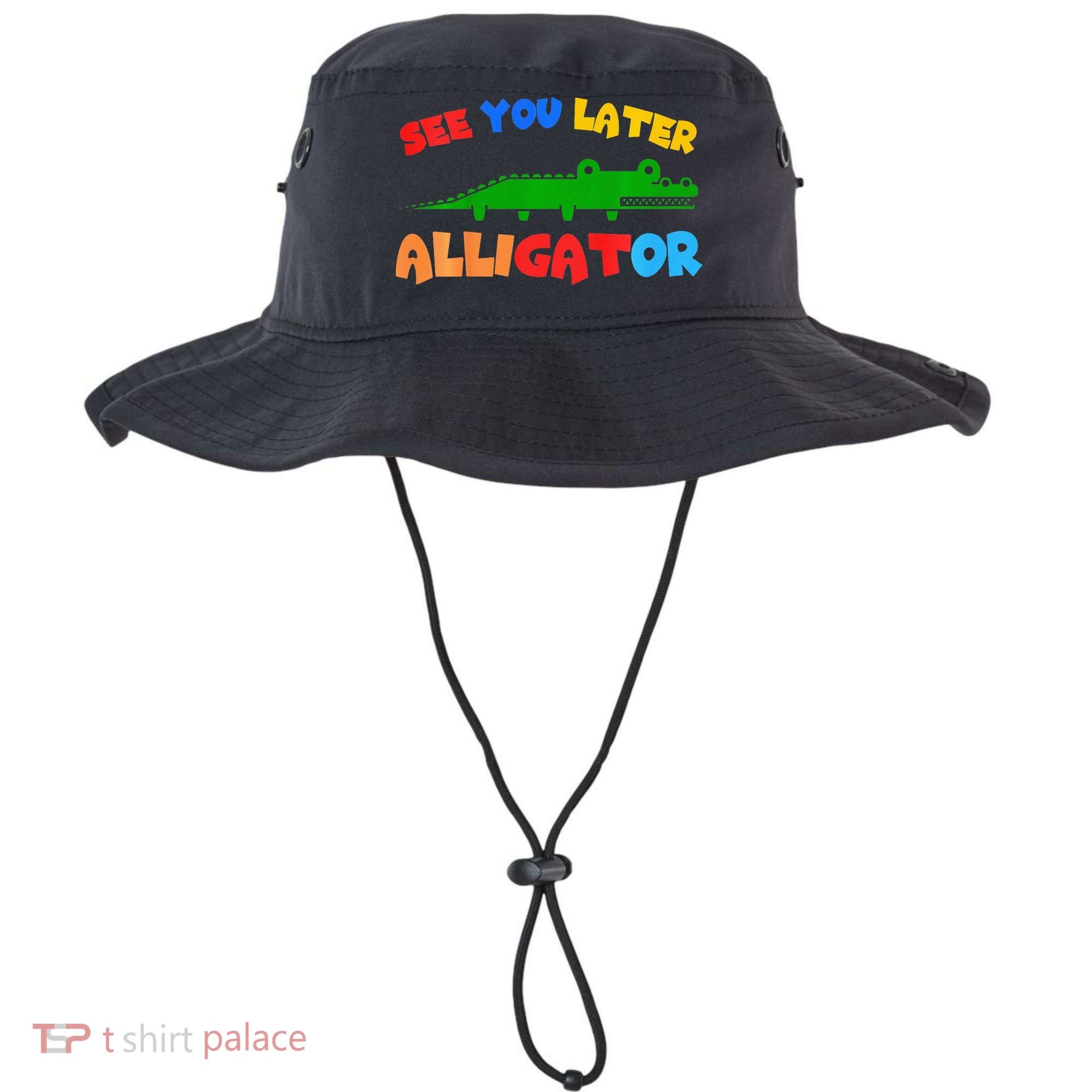 See You Later Alligator Crocodile Gator Funny Bucket Hat