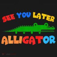 See You Later Alligator Crocodile Gator Funny Mousepad thumb 1