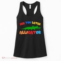 See You Later Alligator Crocodile Gator Funny Women's Tank Top thumb 0