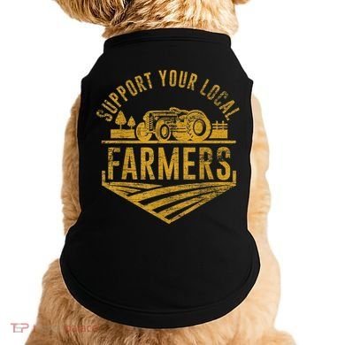 Support Your Local Farmers Doggie Tank