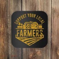 Support Your Local Farmers Coaster thumb 0