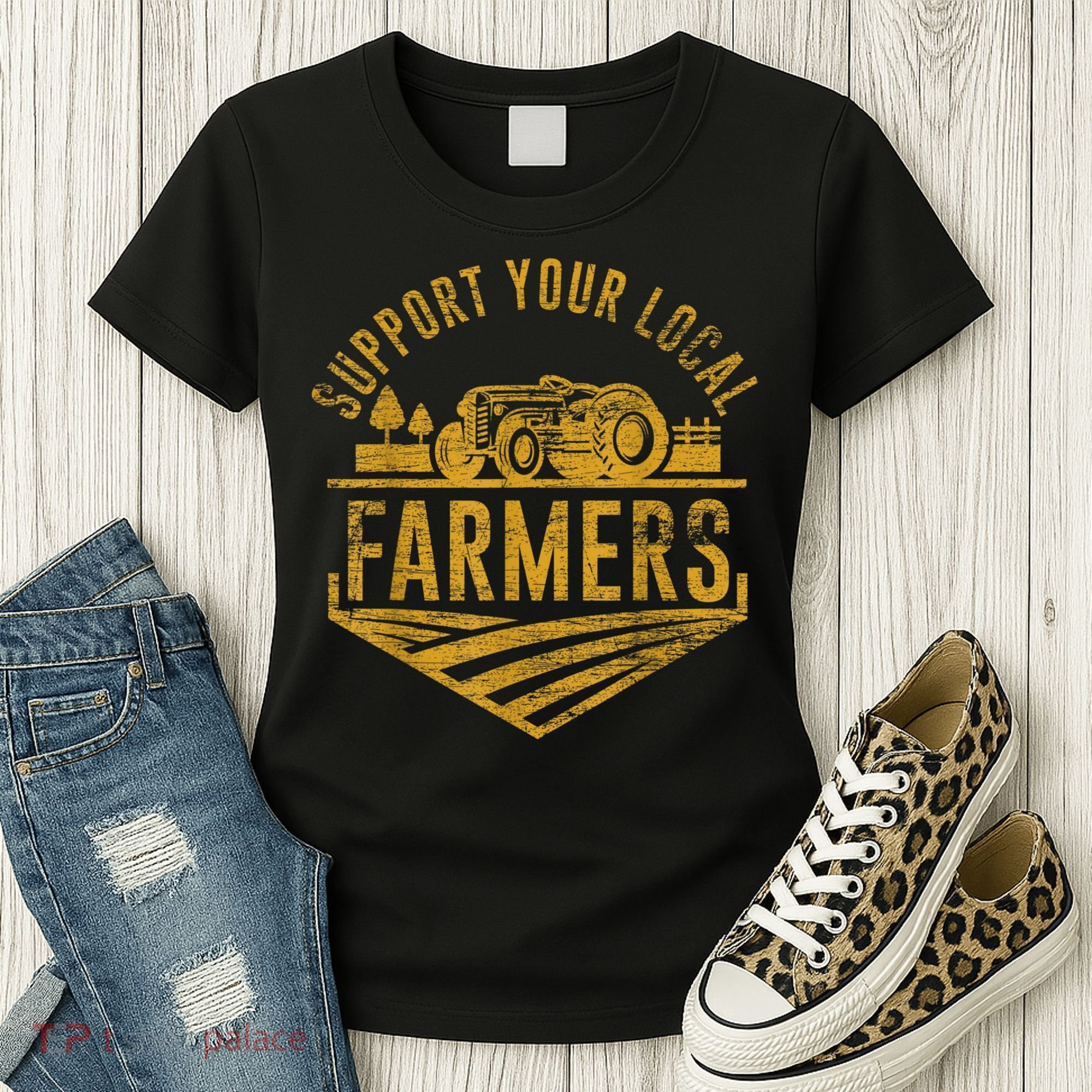 Support Your Local Farmers Women's T-Shirt
