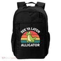 See Ya Later Alligator Florida Gator Crocodile Backpack thumb 0
