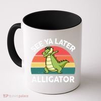 See Ya Later Alligator Florida Gator Crocodile Coffee Mug thumb 0