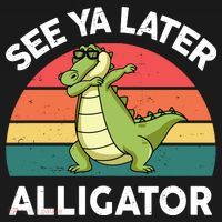 See Ya Later Alligator Florida Gator Crocodile Coaster thumb 2