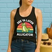 See Ya Later Alligator Florida Gator Crocodile Women's Tank Top thumb 2