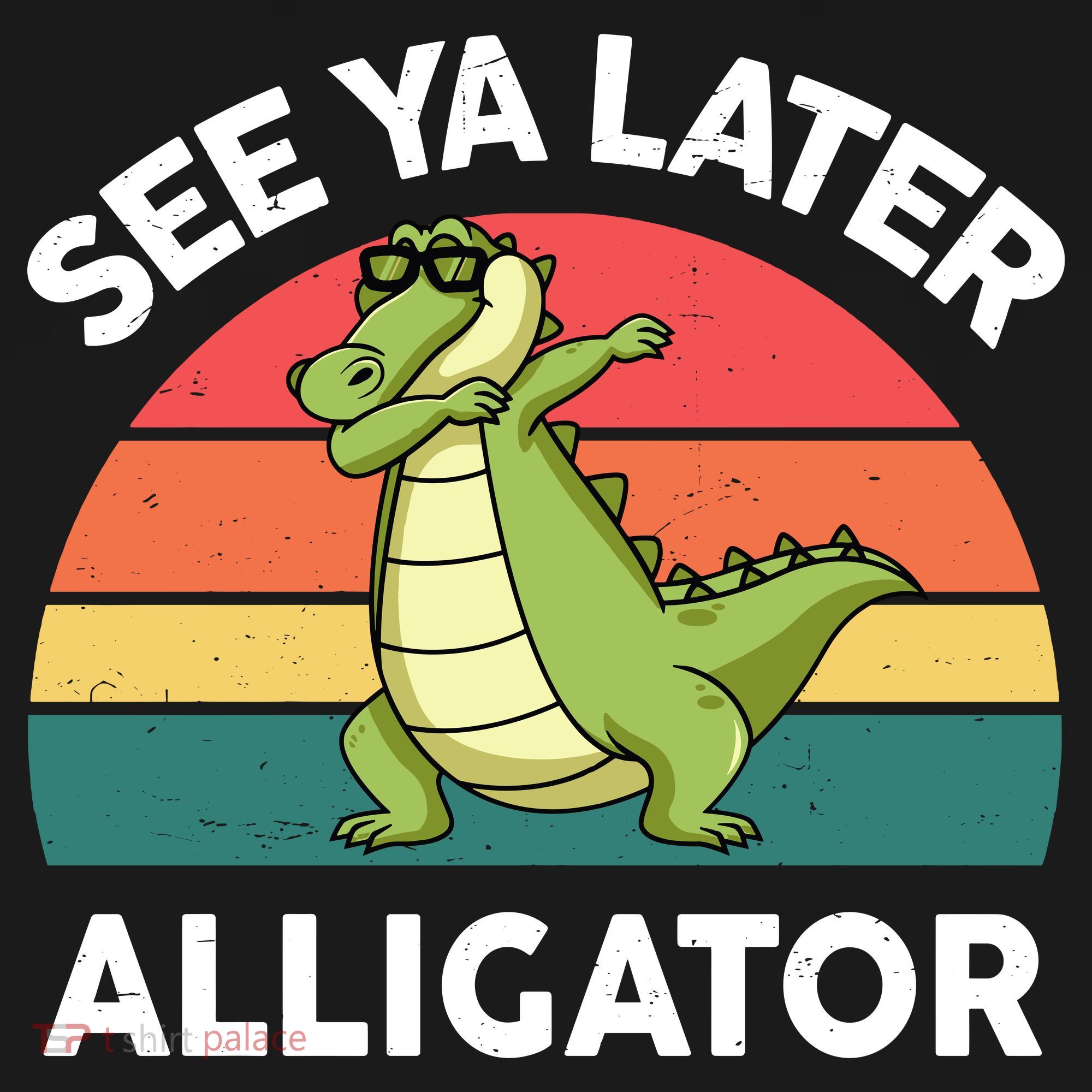 See Ya Later Alligator Florida Gator Crocodile Women's Tank Top