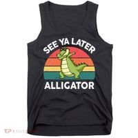 See Ya Later Alligator Florida Gator Crocodile Tank Top thumb 0