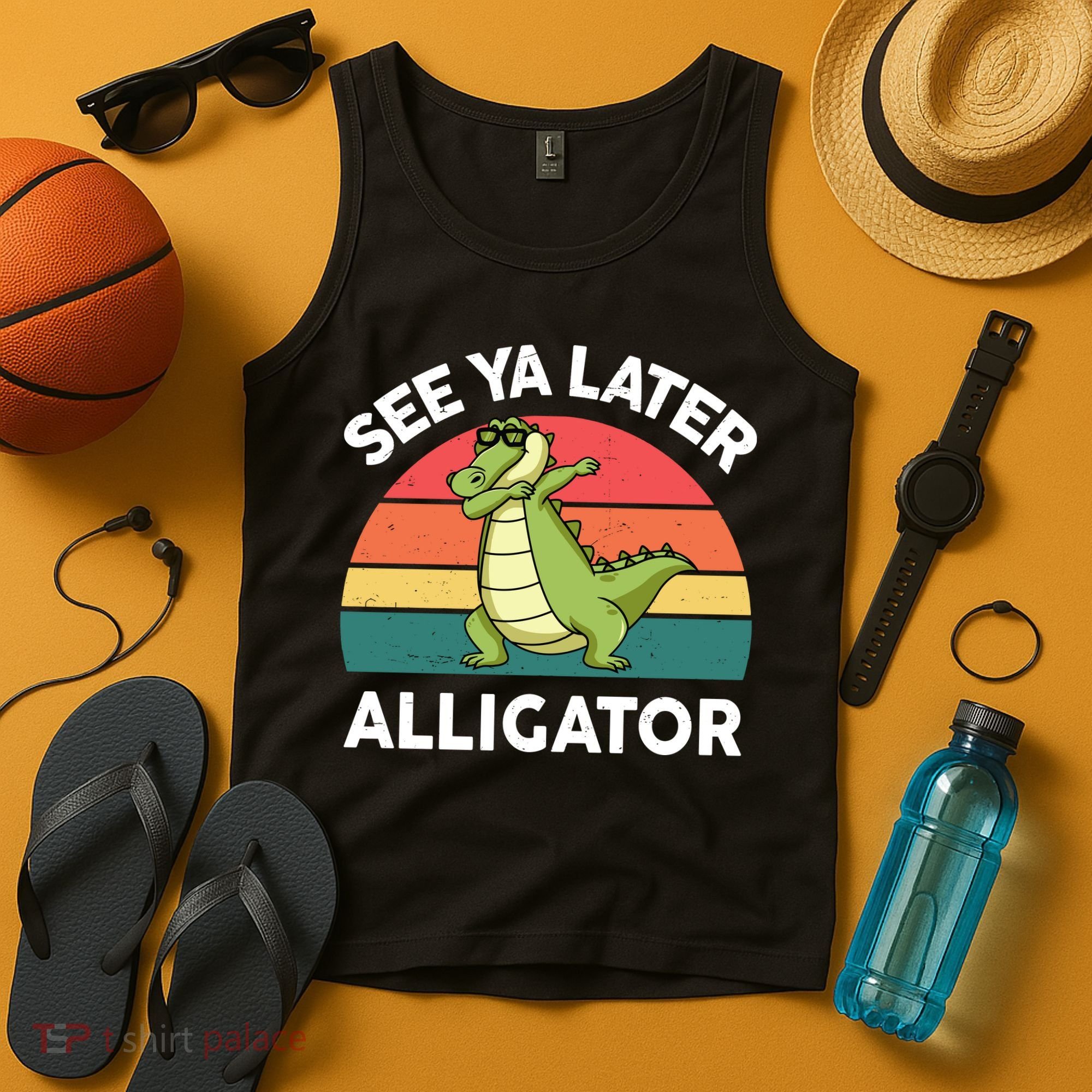 See Ya Later Alligator Florida Gator Crocodile Tank Top