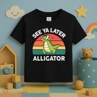See Ya Later Alligator Florida Gator Crocodile Toddler T-Shirt thumb 3