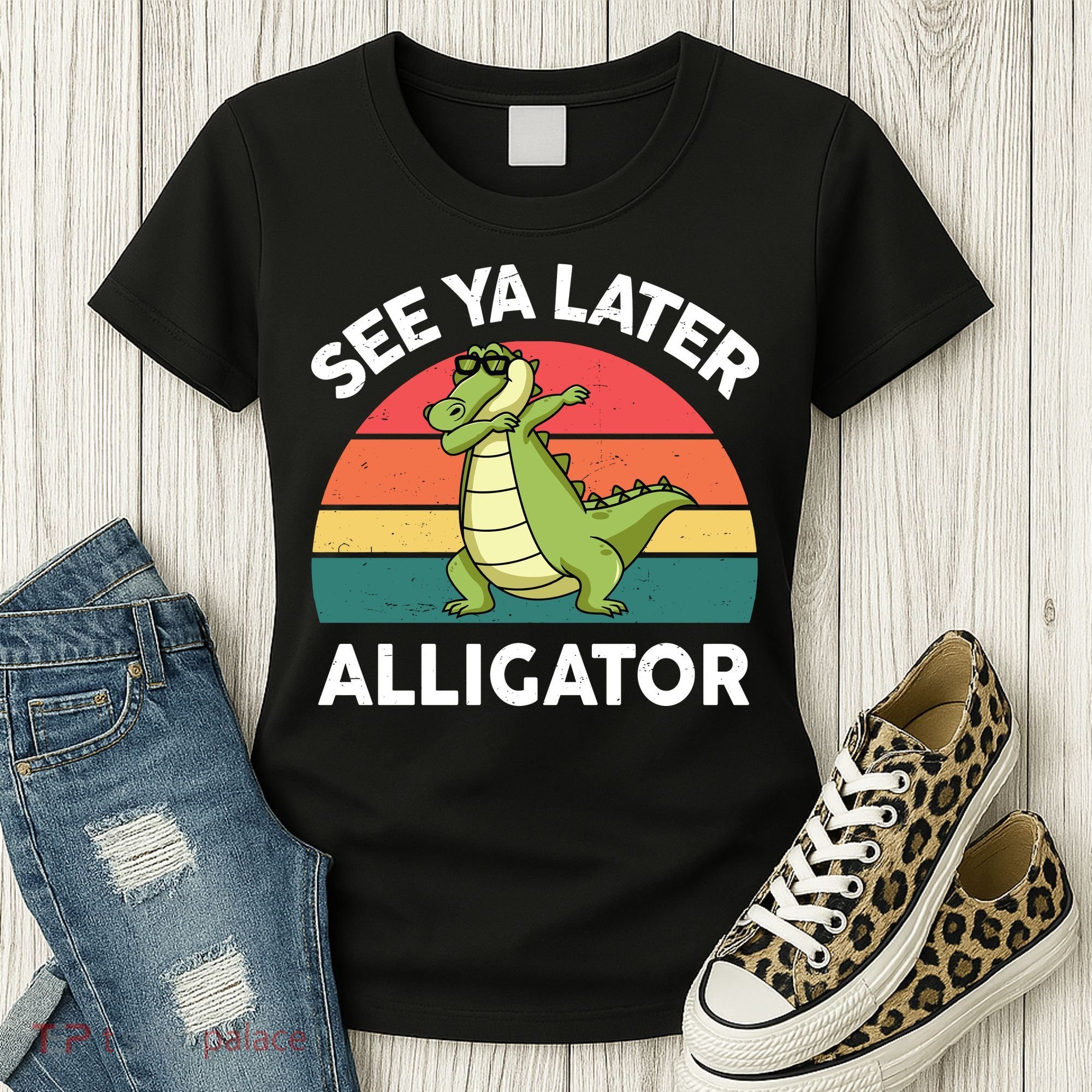 See Ya Later Alligator Florida Gator Crocodile Women's T-Shirt