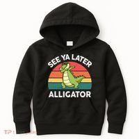 See Ya Later Alligator Florida Gator Crocodile Kids Hoodie thumb 0