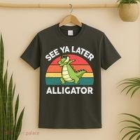 See Ya Later Alligator Florida Gator Crocodile T-Shirt thumb 2