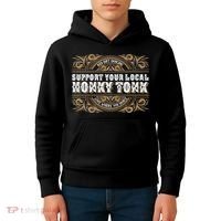 Support Your Local Honky Tonk Love Where You Dance RDD Kids Hoodie thumb 4