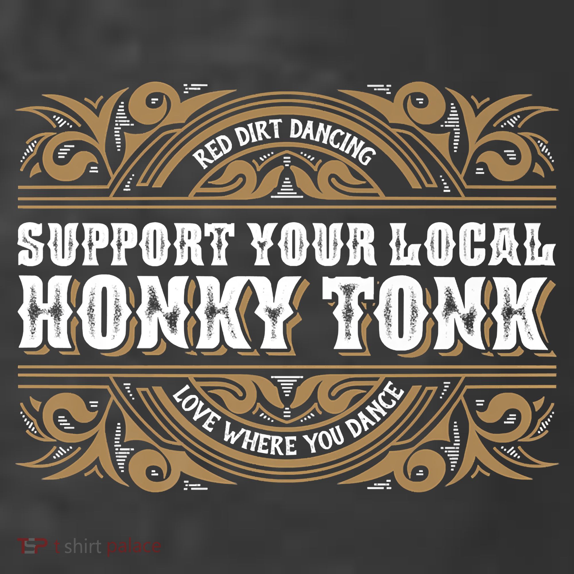 Support Your Local Honky Tonk Love Where You Dance RDD Women's Hoodie