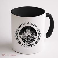 Support Your Local Farmer Gift Coffee Mug thumb 1
