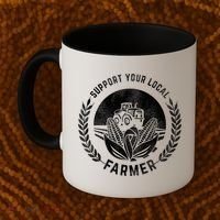 Support Your Local Farmer Gift Coffee Mug thumb 2
