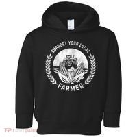 Support Your Local Farmer Gift Toddler Hoodie thumb 0