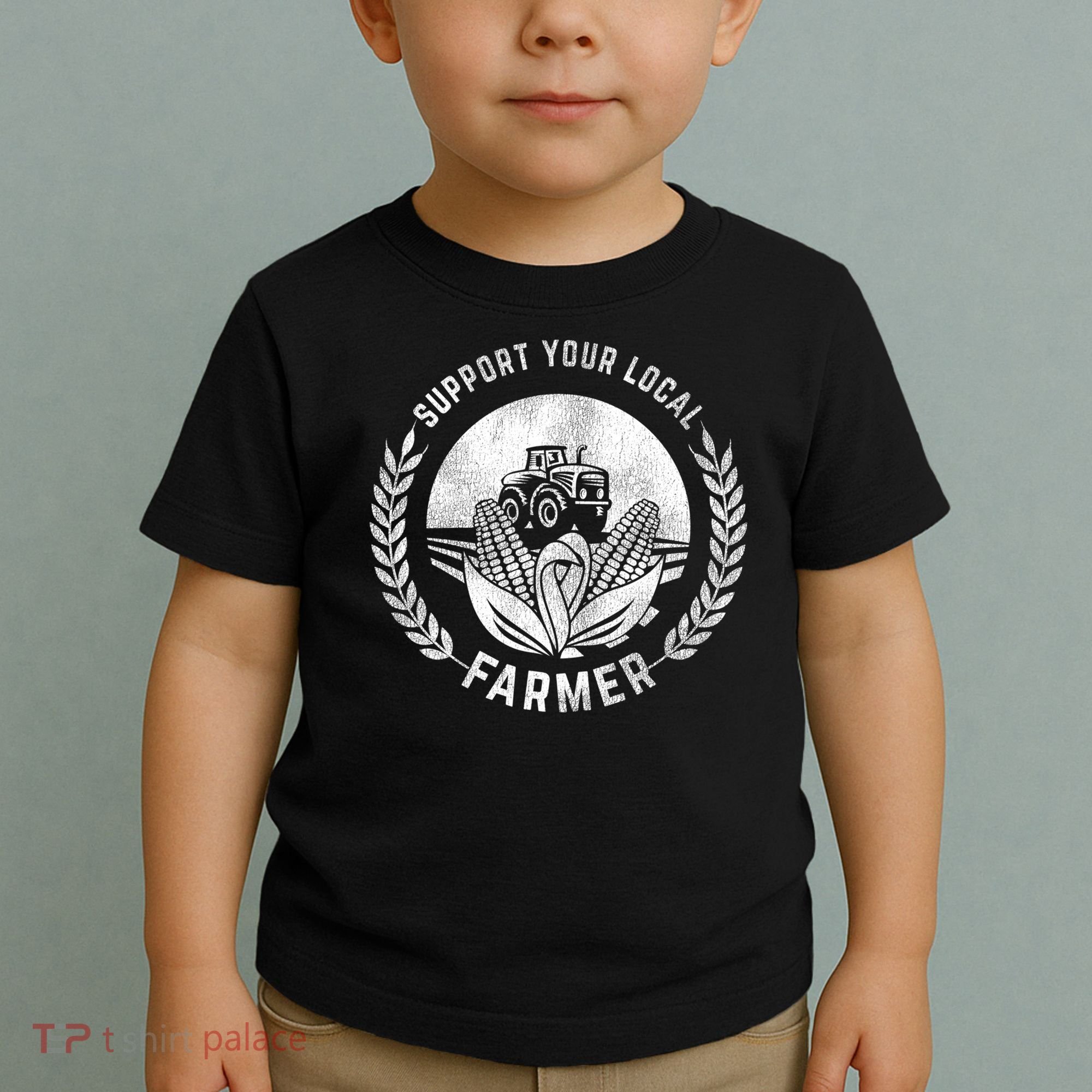 Support Your Local Farmer Gift Toddler T-Shirt