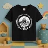 Support Your Local Farmer Gift Toddler T-Shirt thumb 3