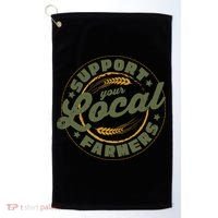 Support Your Local Farmers Great Gift Farming Rancher Farmer Great Gift Golf Towel thumb 0