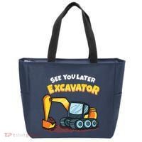 See You Later Excavator Heavy Equipment Digging Dozer Boy Tote Bag thumb 0