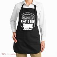Support Your Local Ranchers Eat Beef Proud Farmer Present Gift Apron thumb 2