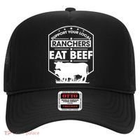 Support Your Local Ranchers Eat Beef Proud Farmer Present Gift Hat thumb 0