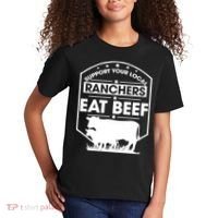 Support Your Local Ranchers Eat Beef Proud Farmer Present Gift Kids T-Shirt thumb 2