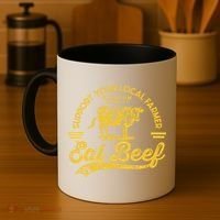 Support Your Local Farmer Eat Beef Gift Coffee Mug thumb 4