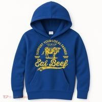 Support Your Local Farmer Eat Beef Gift Kids Hoodie thumb 0