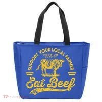 Support Your Local Farmer Eat Beef Gift Tote Bag thumb 0