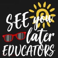 See You Later Educators Schools Out Teacher Impact Tech Backpack thumb 2