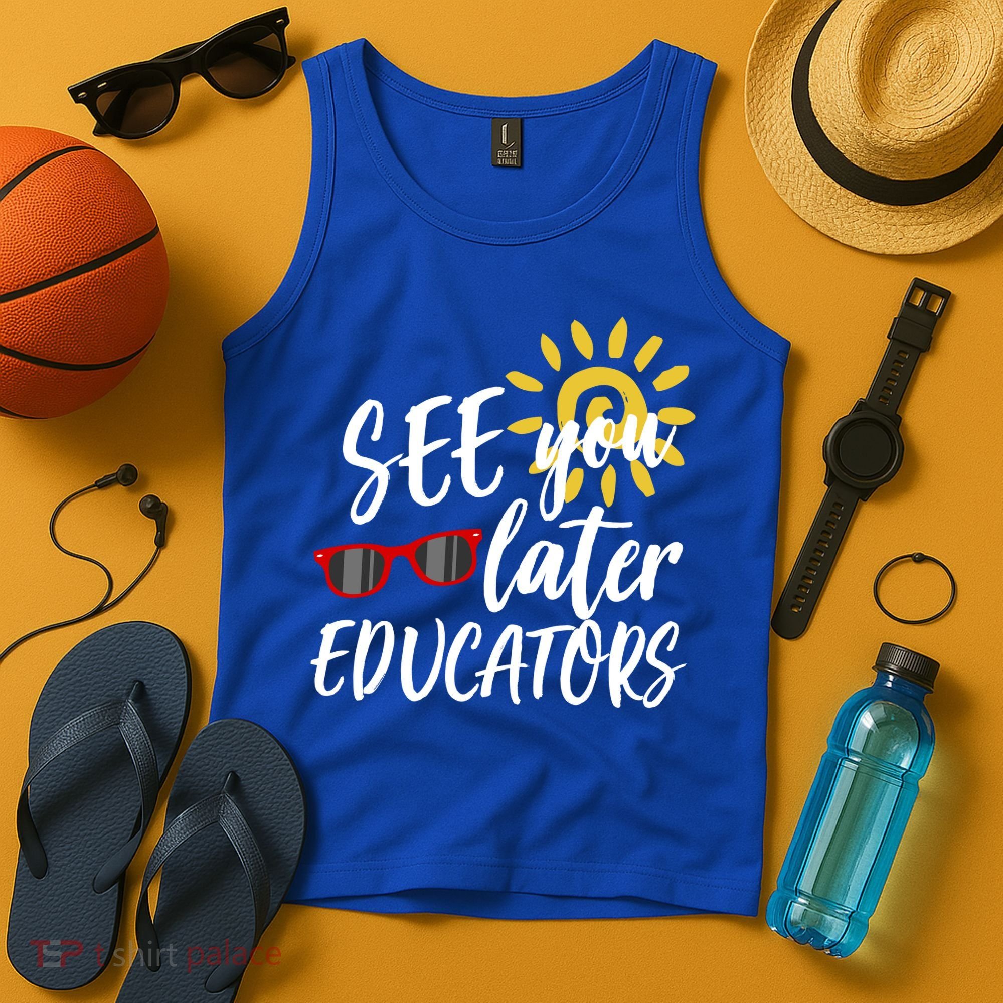 See You Later Educators Schools Out Teacher Tank Top