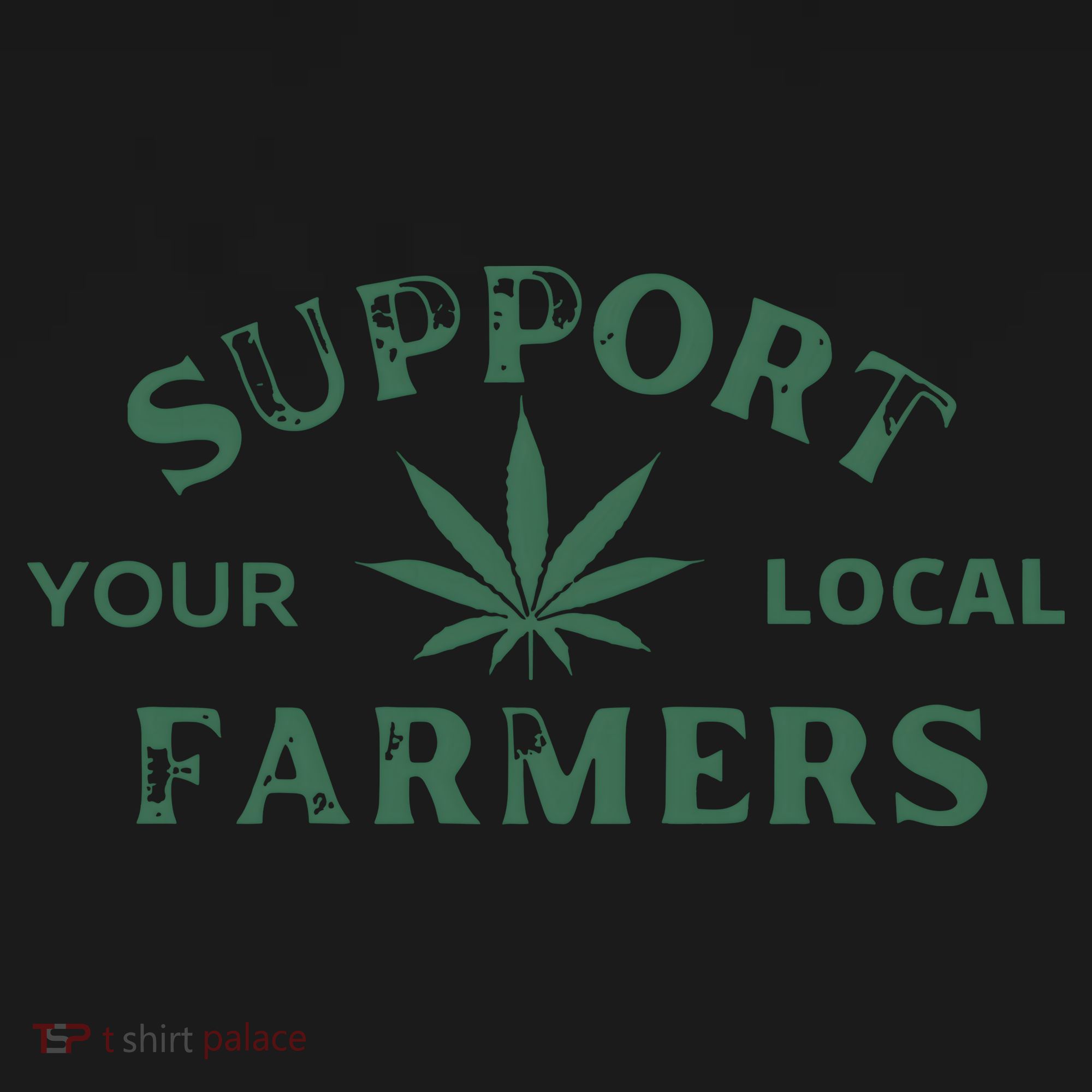 Support Your Local Farmers Marijuana Stoner Cannabis 420 Days Long Sleeve Shirt