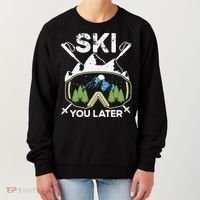 Ski You Later Skiing Winter Sport Women's Sweatshirt thumb 0