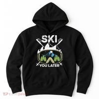 Ski You Later Skiing Winter Sport Hoodie thumb 0