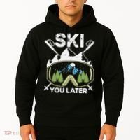 Ski You Later Skiing Winter Sport Hoodie thumb 2