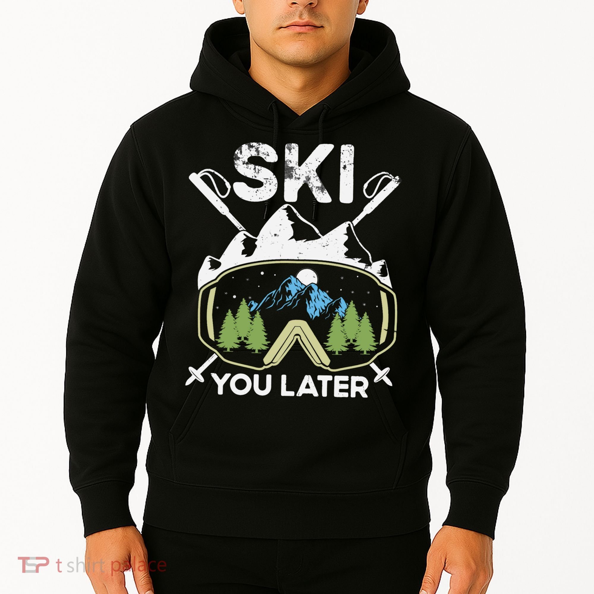 Ski You Later Skiing Winter Sport Hoodie