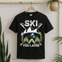 Ski You Later Skiing Winter Sport T-Shirt thumb 2