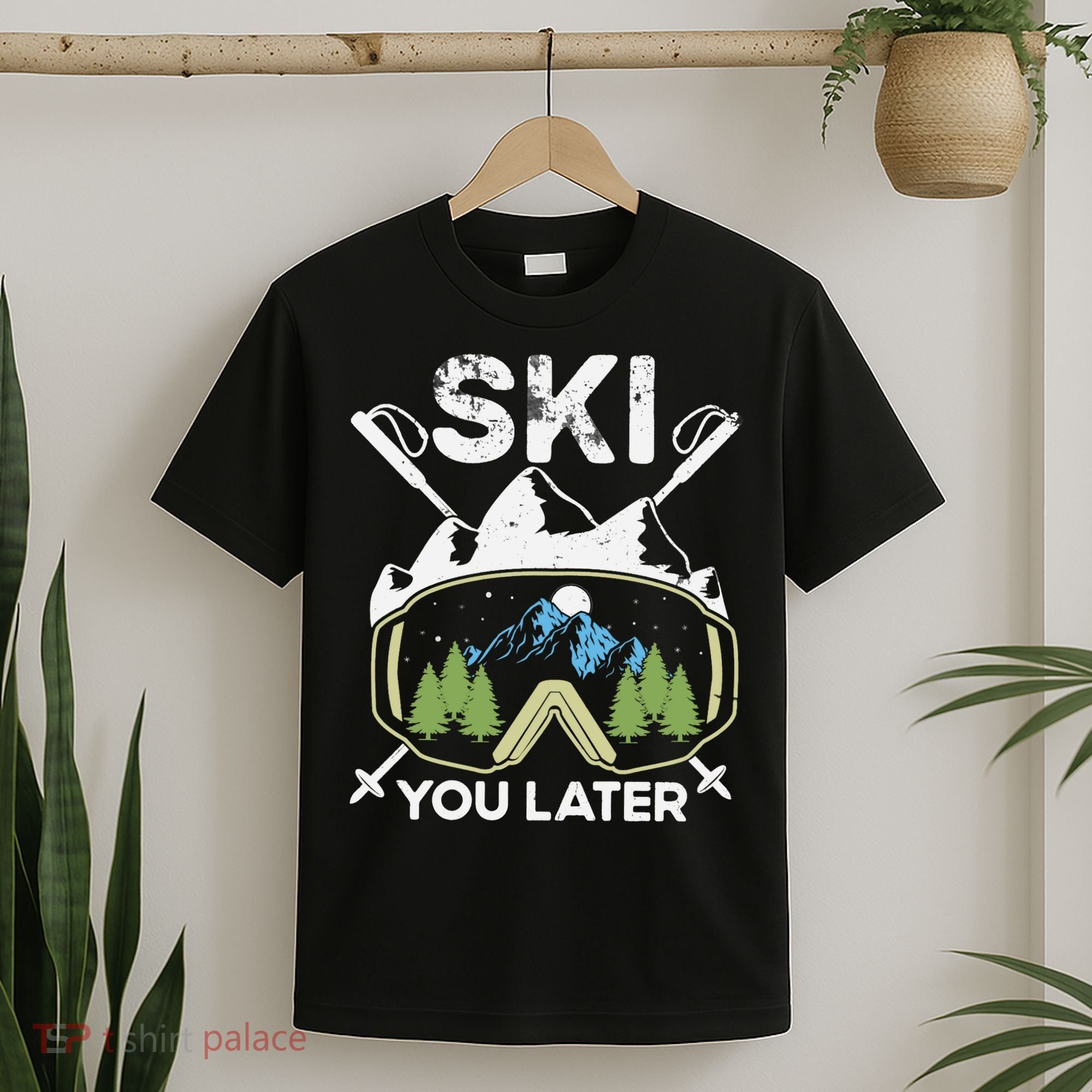 Ski You Later Skiing Winter Sport T-Shirt