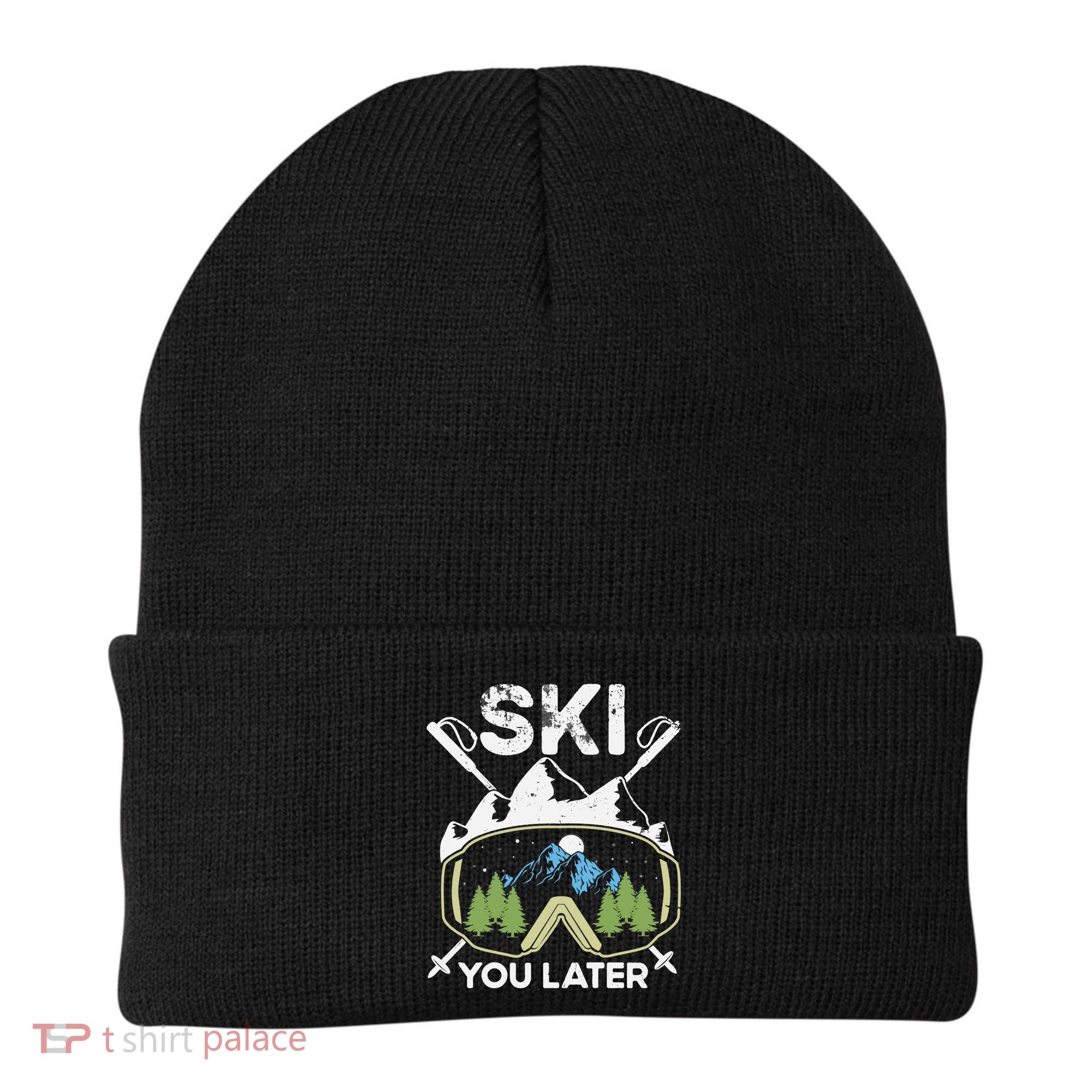 Ski You Later Skiing Winter Sport Beanie