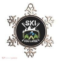 Ski You Later Skiing Winter Sport Ornament thumb 0