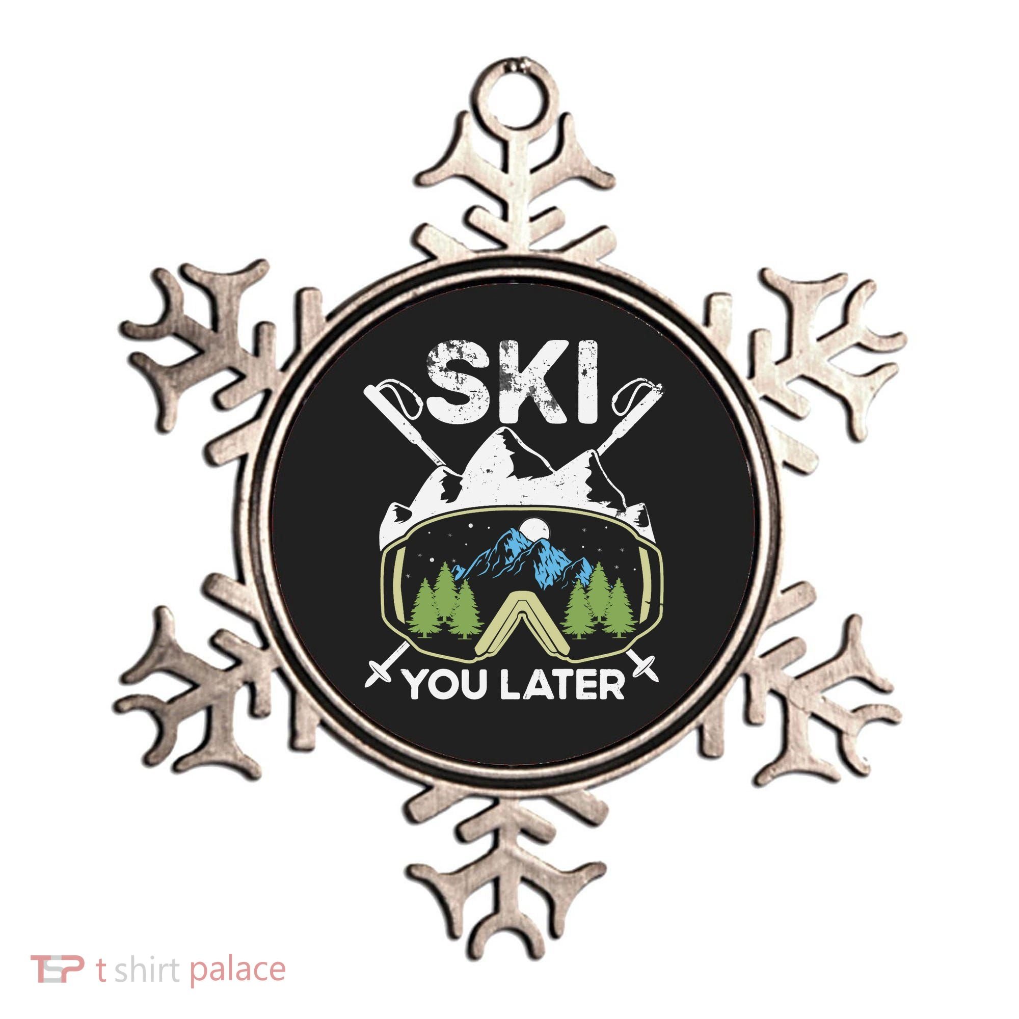 Ski You Later Skiing Winter Sport Ornament
