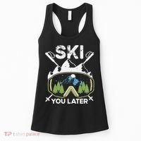 Ski You Later Skiing Winter Sport Women's Tank Top thumb 0