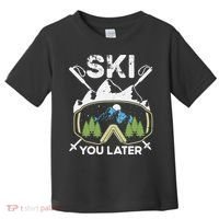 Ski You Later Skiing Winter Sport Toddler T-Shirt thumb 0