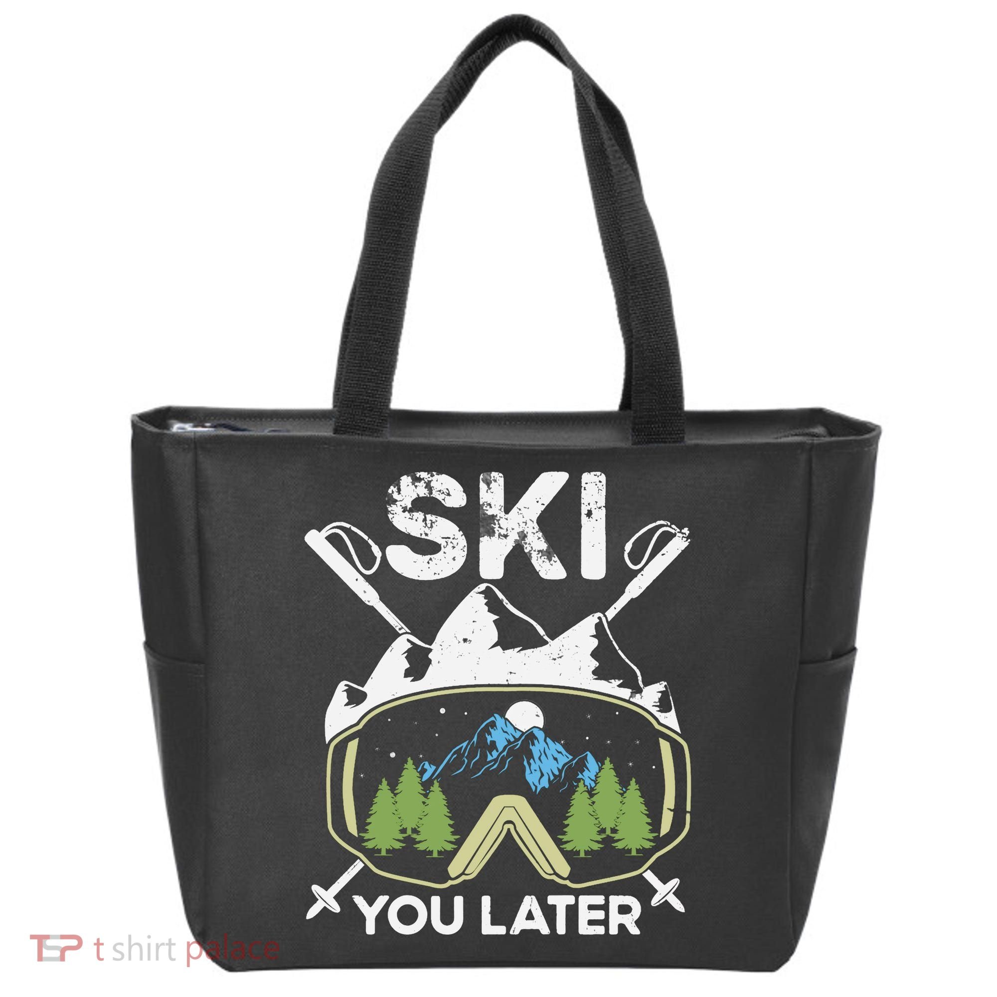 Ski You Later Skiing Winter Sport Tote Bag