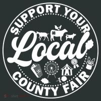 Support Your Local County Fair Animals Farm And Circus Tent Infant Baby Jersey Bodysuit thumb 2